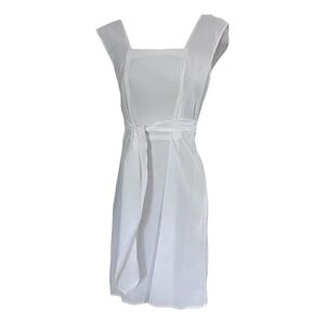 Cotèlac French Design Belted Tie Front Dress